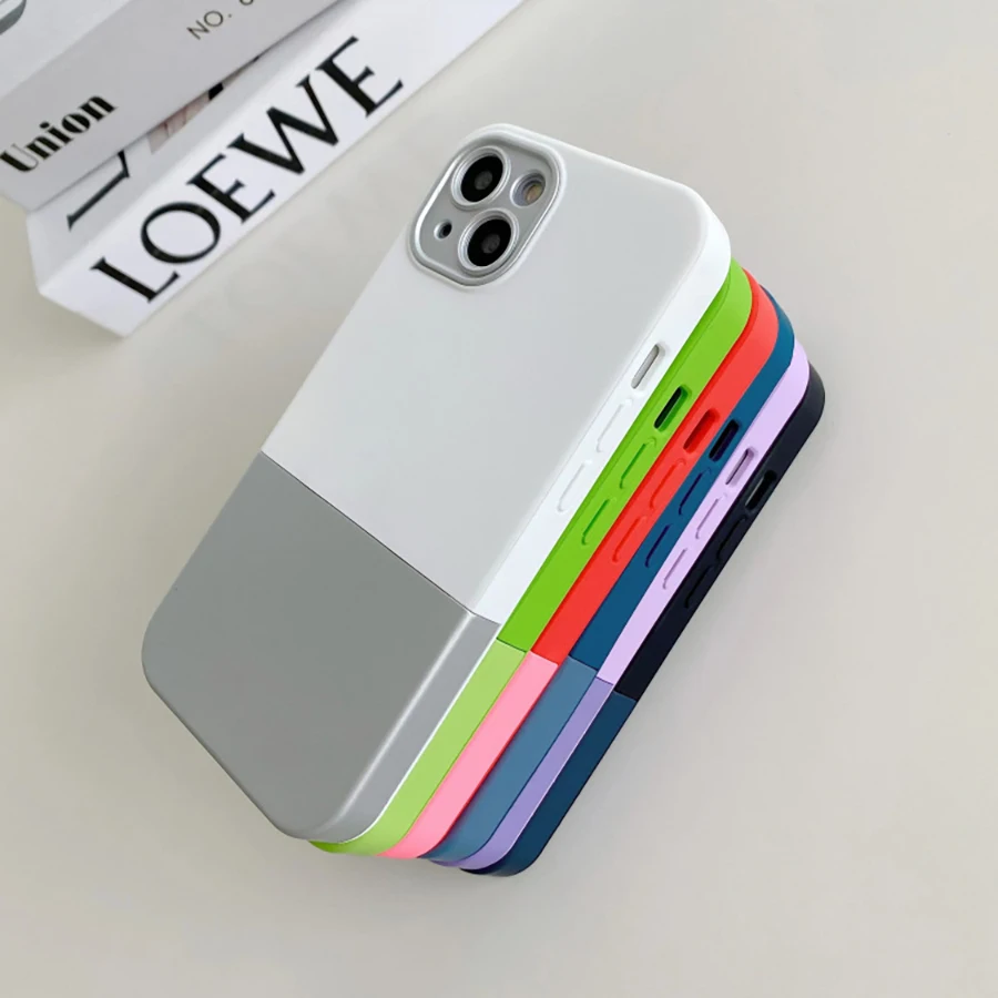 3-In-1 Liquid Silicone Skin Frosted Individually Removable Phone Case For Iphone 13 12 14 11 Pro Max X Xr Xs Max 13Pro Fundas