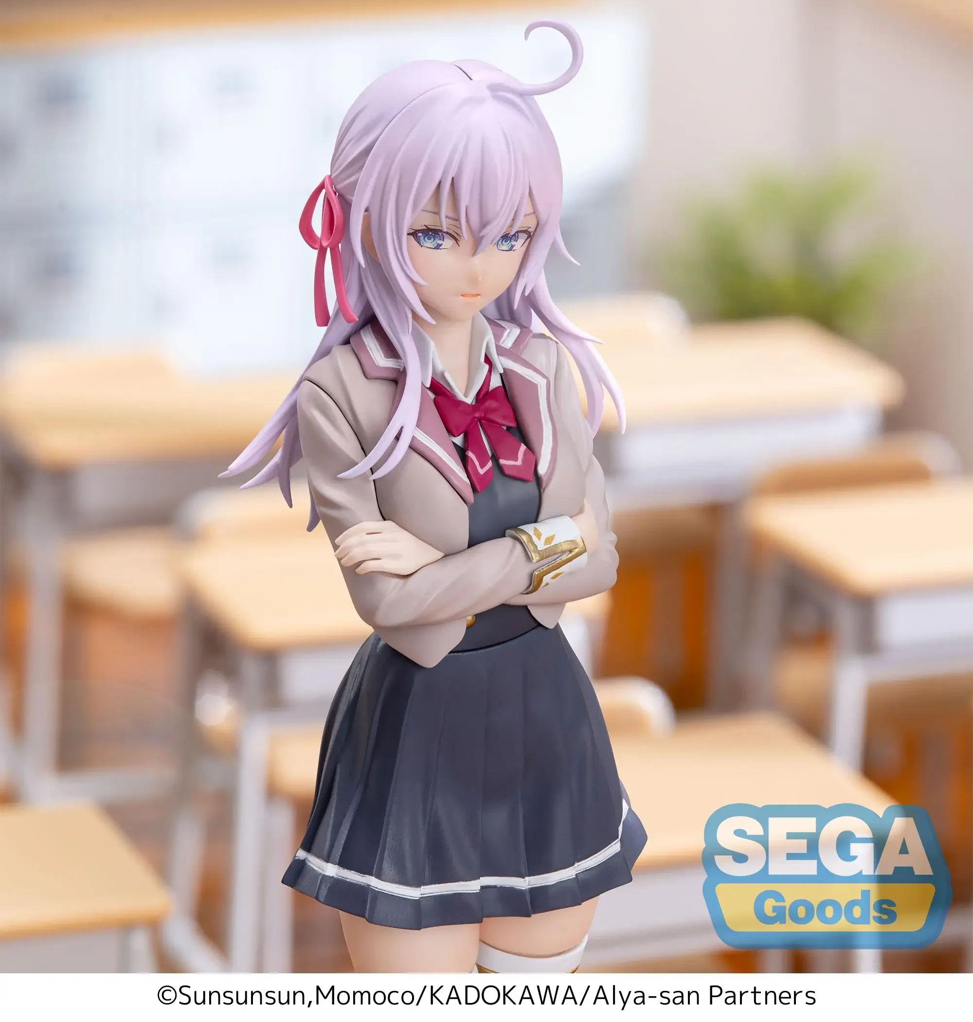 Оригинальная аниме-фигурка SEGA Luminasta Alya Sometimes Hides Her Feelings in Russian Alisa Michaiova Kujou