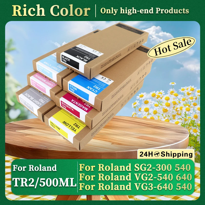Фото Чернила TR2 500 мл в пакетах (Eco-Solvent) с чипом для принтеров Roland TrueVIS SG2-300, SG2-540, SG2-640, VG2-540, VG2-640, VF2-640, SG3-540 №1