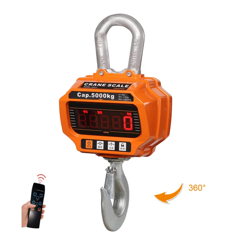 

Ce Approved Overhead Crane Usage Digital Electronic Crane Scale 5 Ton