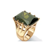 ladies green emerald ring romantic classic drop ring valentines day gift fashionable temperament sapphire jewelry