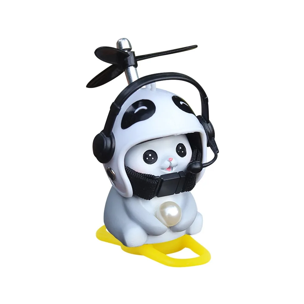 

Модное милое украшение на руль мотоцикла, шлем с изображением кота, пропеллер, мультяшный велосипед, электрические украшения, принадлежности для велосипеда и мотоцикла