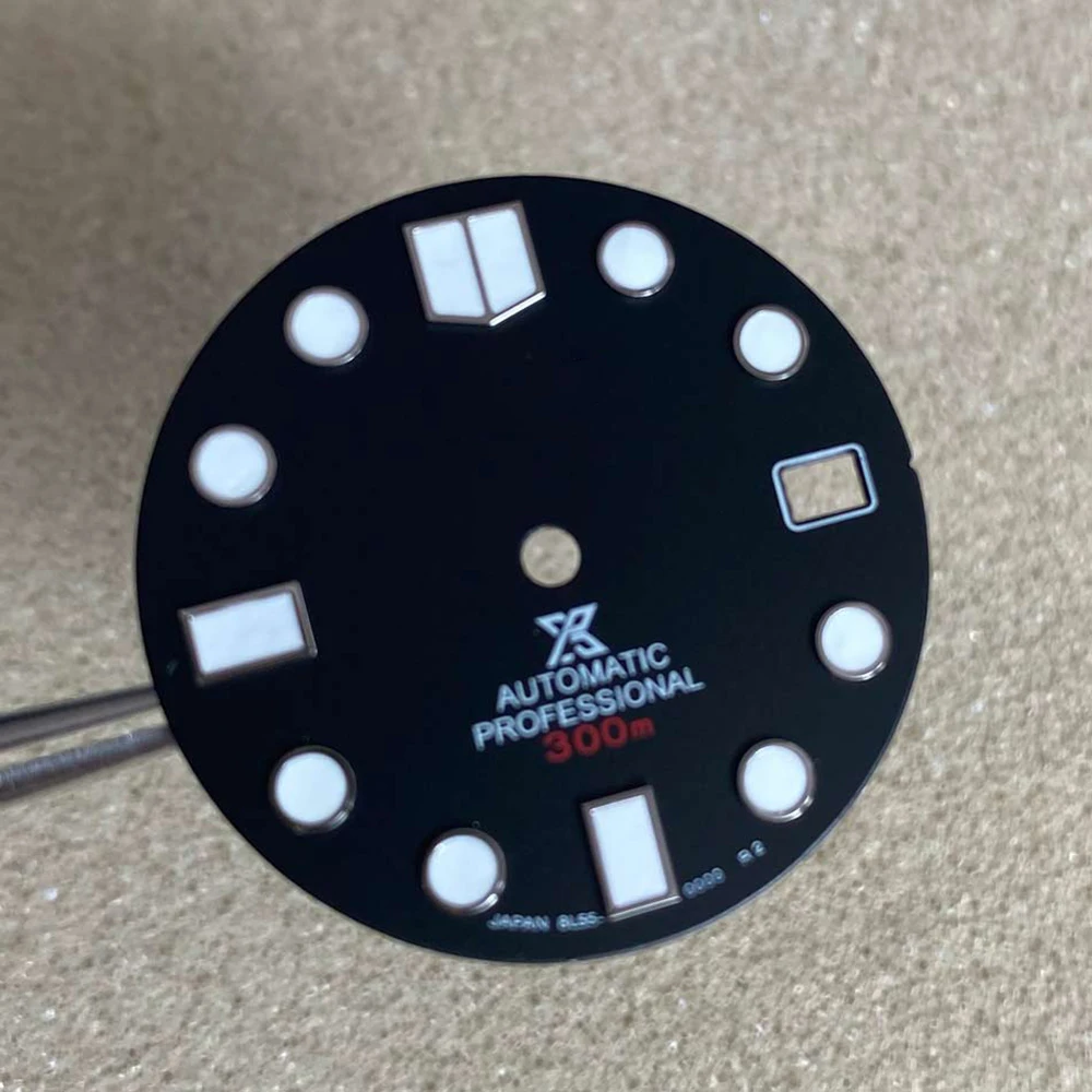 Циферблат часов 28 5 мм зеленые светящиеся Сменные аксессуары для подходящие