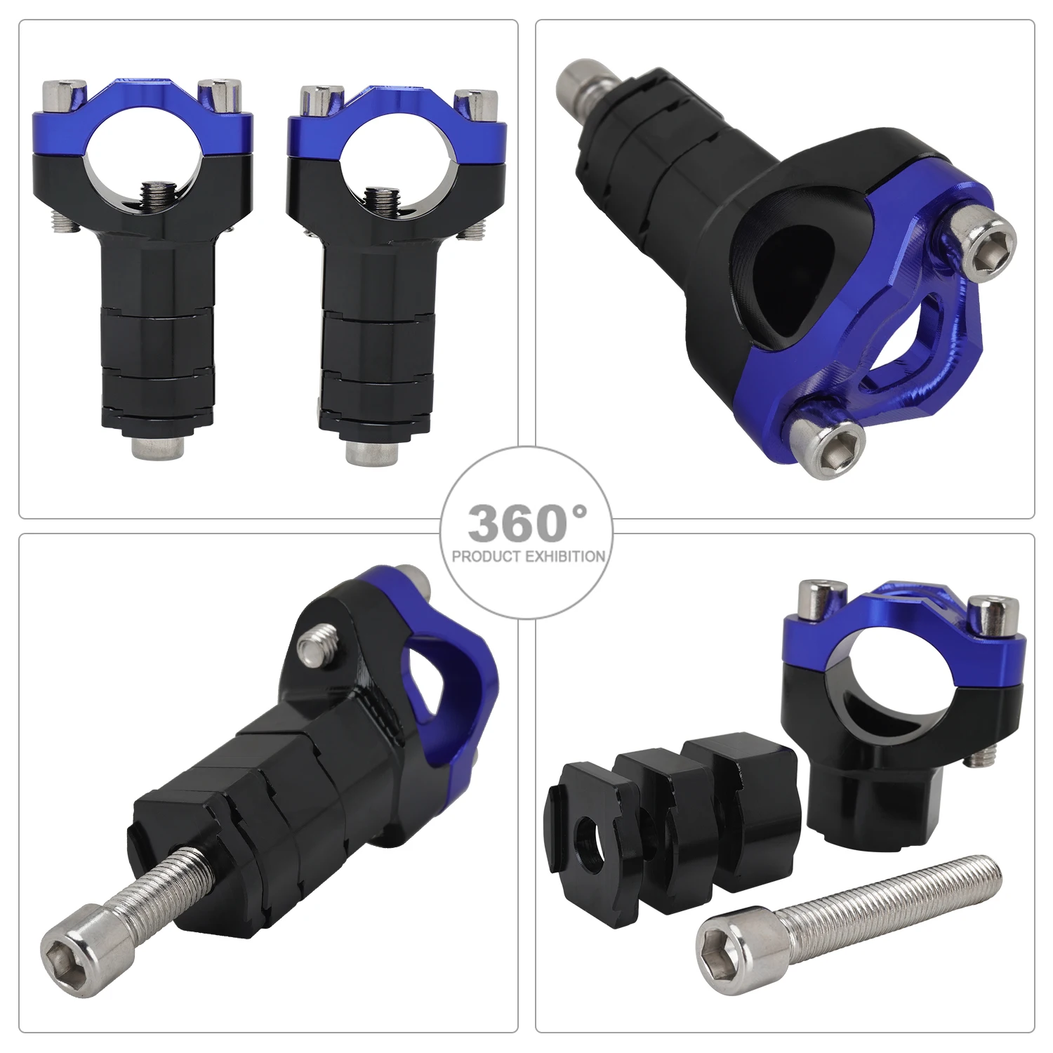 

CNC Motorcycle Feighten Adjustable Risers Mount Handlebar Fat Handle Bar Mount Clamp For Husqvarna FC250 350 450 TC125 250