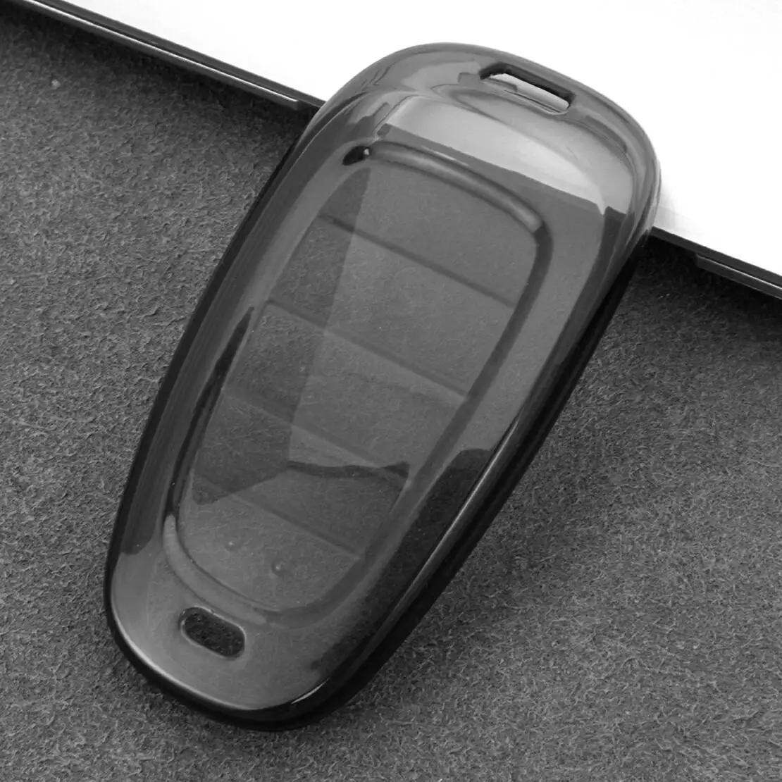 

Чехол для дистанционного брелока, черный прозрачный чехол из ТПУ, подходит для Hyundai Tucson Santa Fe Sonata Palisade Santa Cruz Ioniq 5 Nexo