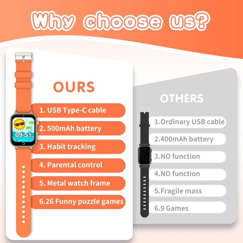 Детские игры умные часы для детей от 5 до 12 лет подарки с 26 играми забавная