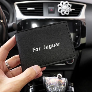 Driving license card package Wallet With Drivers License Slots Card storage bag for Jaguar XE XF XJL EPACE F PACE F-TYPE