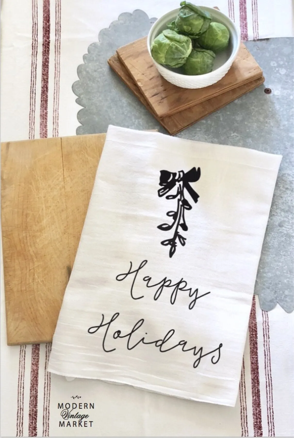 Kitchen Towel,Flour Sack Towel,Tea Towel,Christmas Towel,Tow