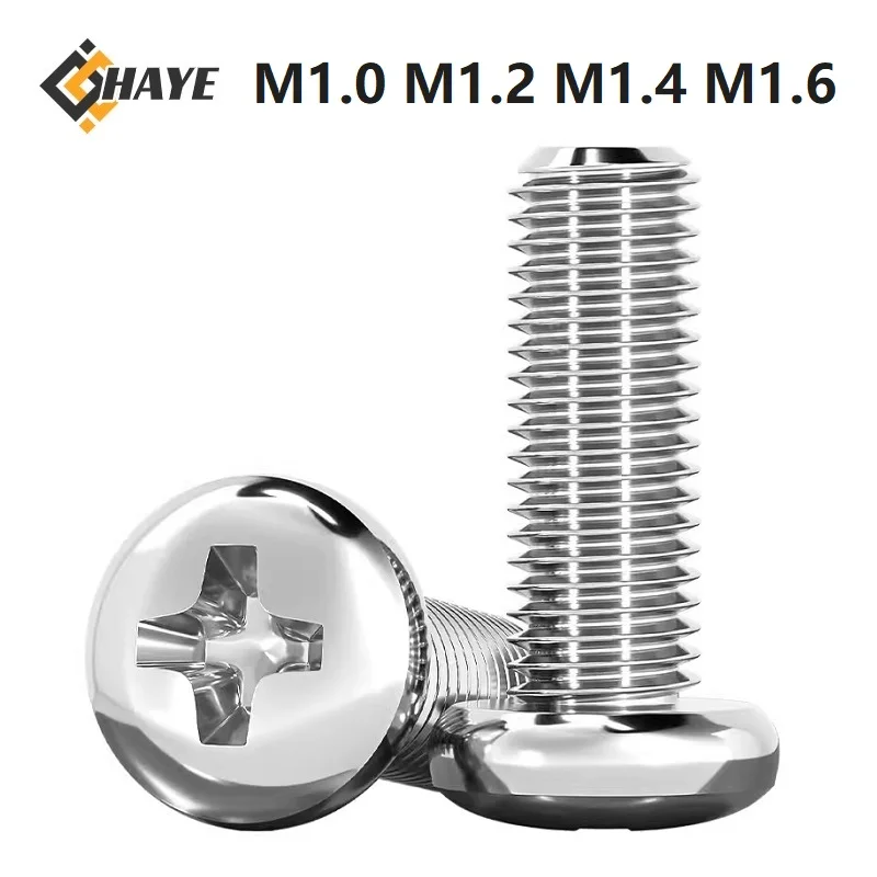 

Винты из нержавеющей стали M1, M1.2, M1.4, M1.6