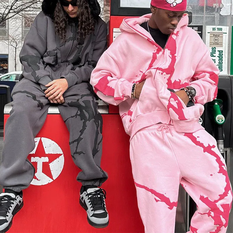 

Модные Повседневные уличные спортивные джинсы с буквенным принтом большого размера Y2k, мужская и женская одежда, брюки-свитшот, Мужские штаны