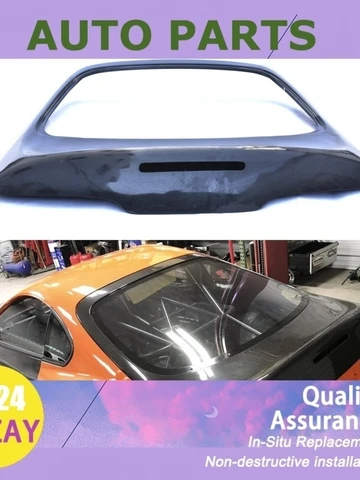 Подходит для Toyota Supra Mk4, модифицированная OEM задняя крышка из углеродного волокна, объемная крышка