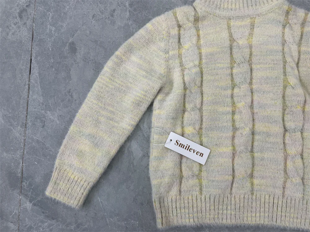 Цветные свитера Smileven с длинными рукавами для девочек и детей
