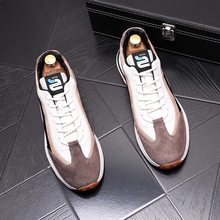 

men's New sneakers 2021 colors novelty flaps causal flatthick lower running shoes male tennis