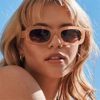 fashion eyewear uv400 vintage female shades rectangle sunglasses women sunglasses oval frame