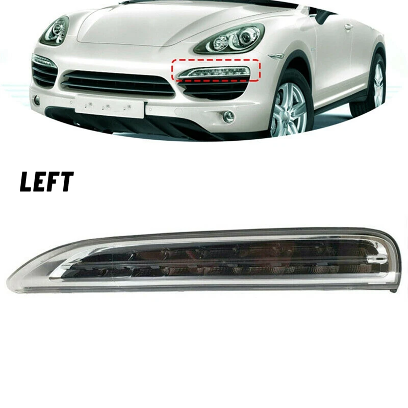

Car Front Bumper Day Light LED DRL Driving Fog Lamp For-Porsche Cayenne 2011-2014