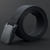 military men belt woman army belt 2022 tactical wide waist belts plastic buckle light weight black belt nylon travel 130cm