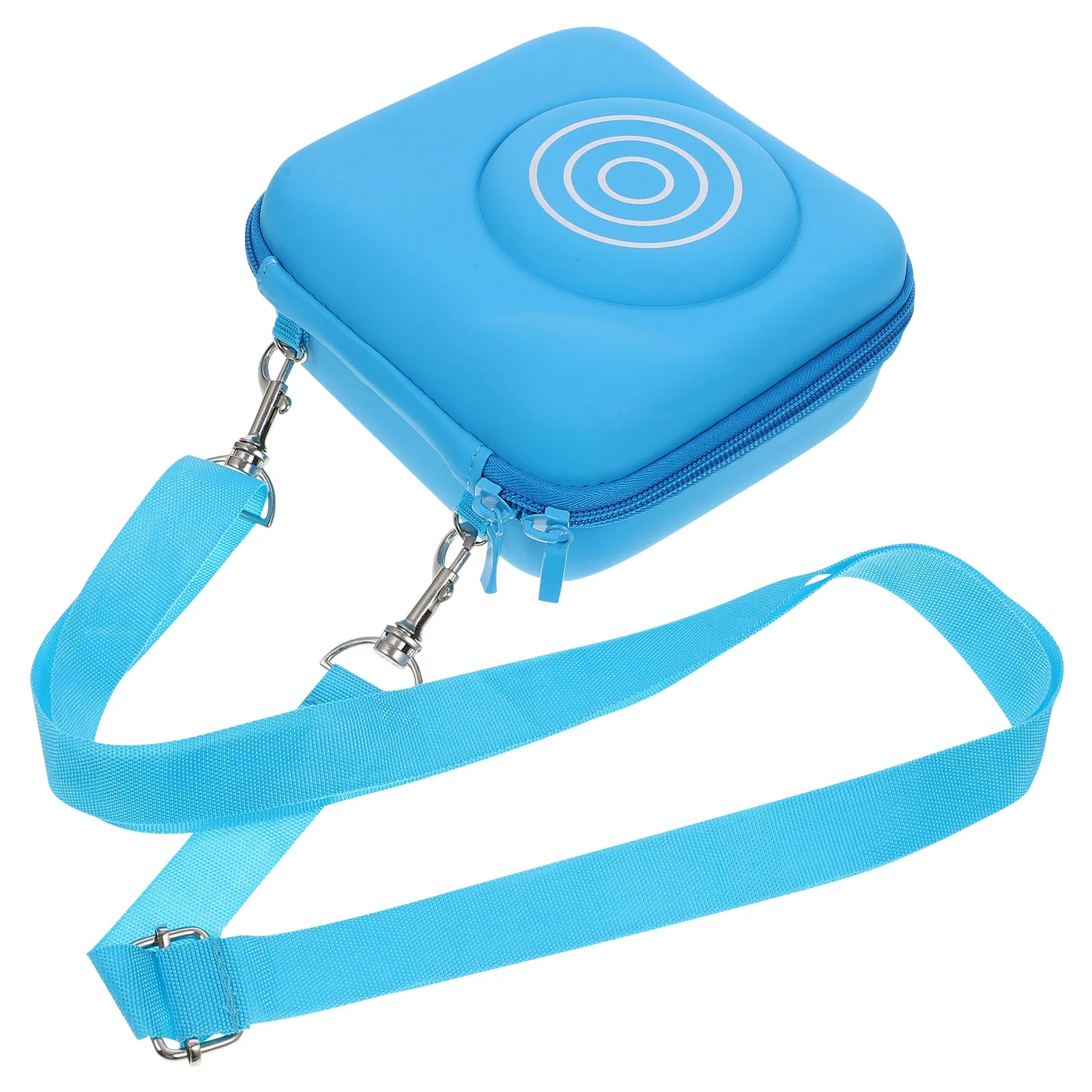 

Instant Camera Case Travel Camera Cover Sling Hard Shell Bag with Shoulder Strap Compatible for Blue