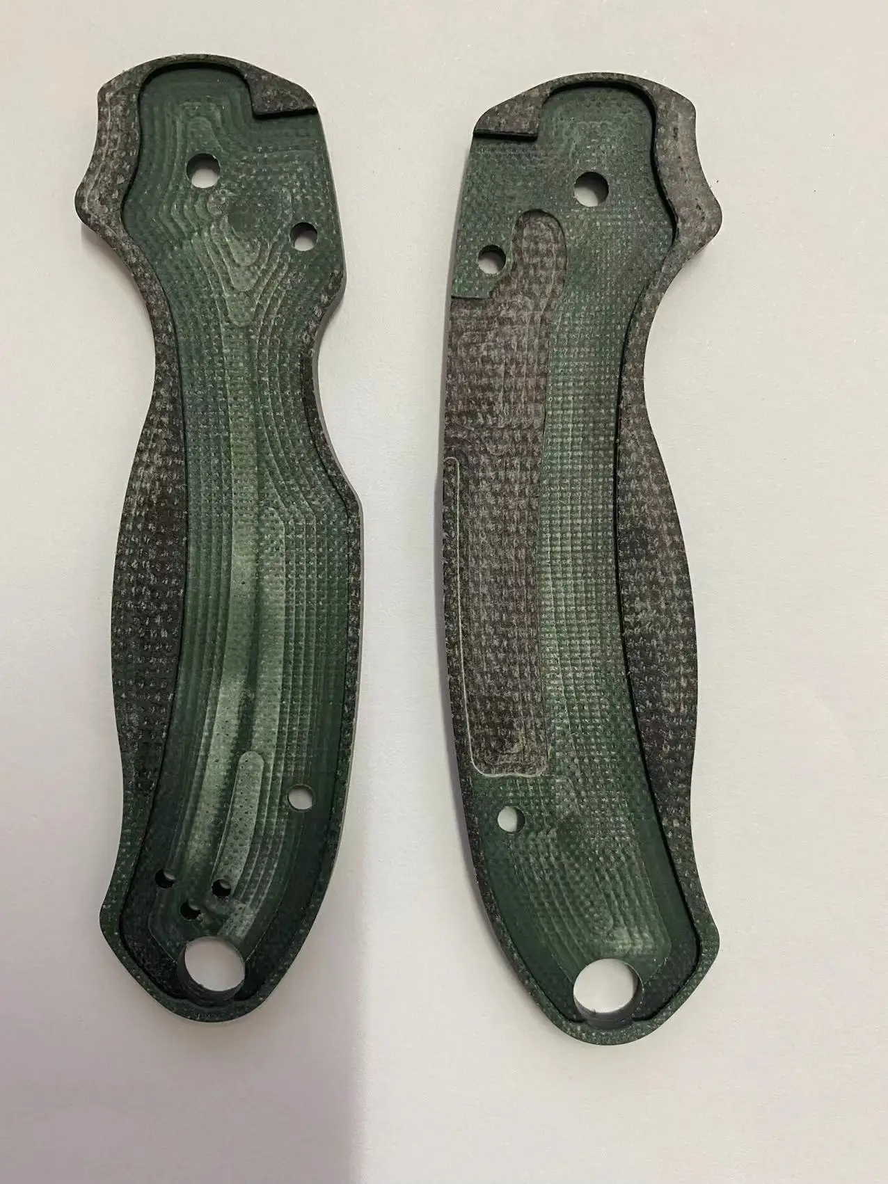 1 пара весов с рукояткой из материала Micarta + G10 для ножей Spyderco C223 Para3