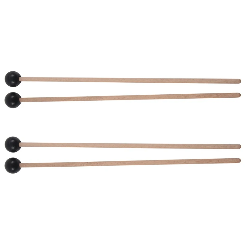 

4Pcs 38.8Cm Glockenspiel Xylophone Bells Mallets Plastic Head Sticks Beaters