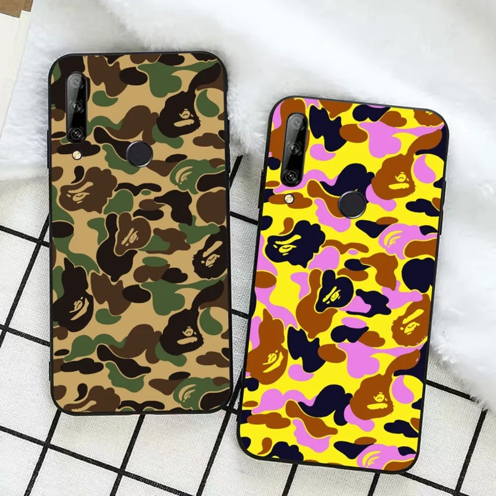 

Trend Camouflage Pattern Phone Case For Huawei Honor 10 lite 9 20 7A pro 9X pro 30 pro 50 pro 60 pro 70 pro plus