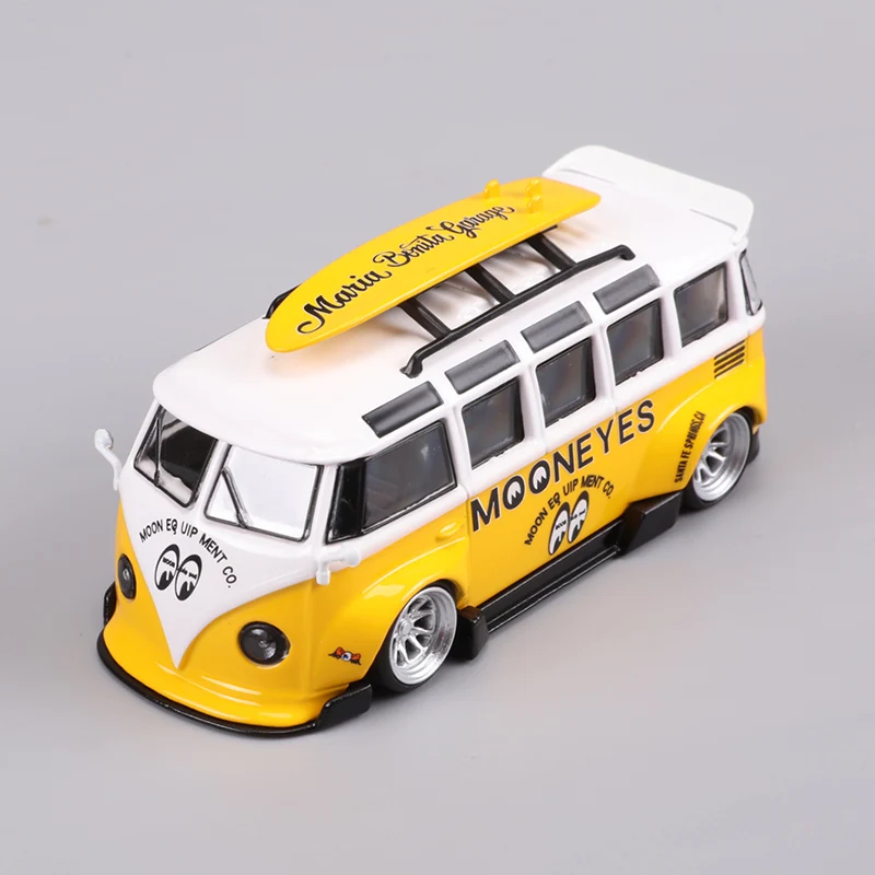 

Имитация автобуса LF 1/64 RWB T1, литье под давлением, модель автомобиля из сплава, поделки, украшение, коллекция игрушек, инструменты, подарок