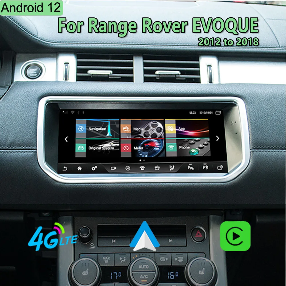 Для Land Range Rover Evoque Android 12 2012-2018 Автомобильный радиоприемник Мультимедийный плеер