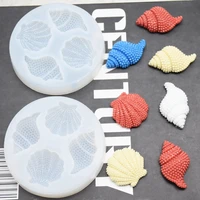 diy ocean series cake silicone mold 3d shell conch shape chocolate cake decorating craft mold baking tool kitchen accessories