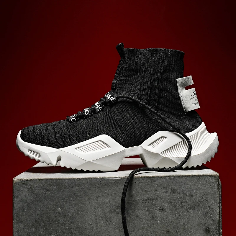 2022 модная мужская спортивная обувь дышащие мужские кроссовки на массивной