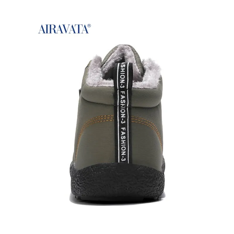 Man Woman Outdoor Boots Keep Warm Casual Snow Boots Waterproof Footwear High-top Non-Slip Ankle Winter Shoes