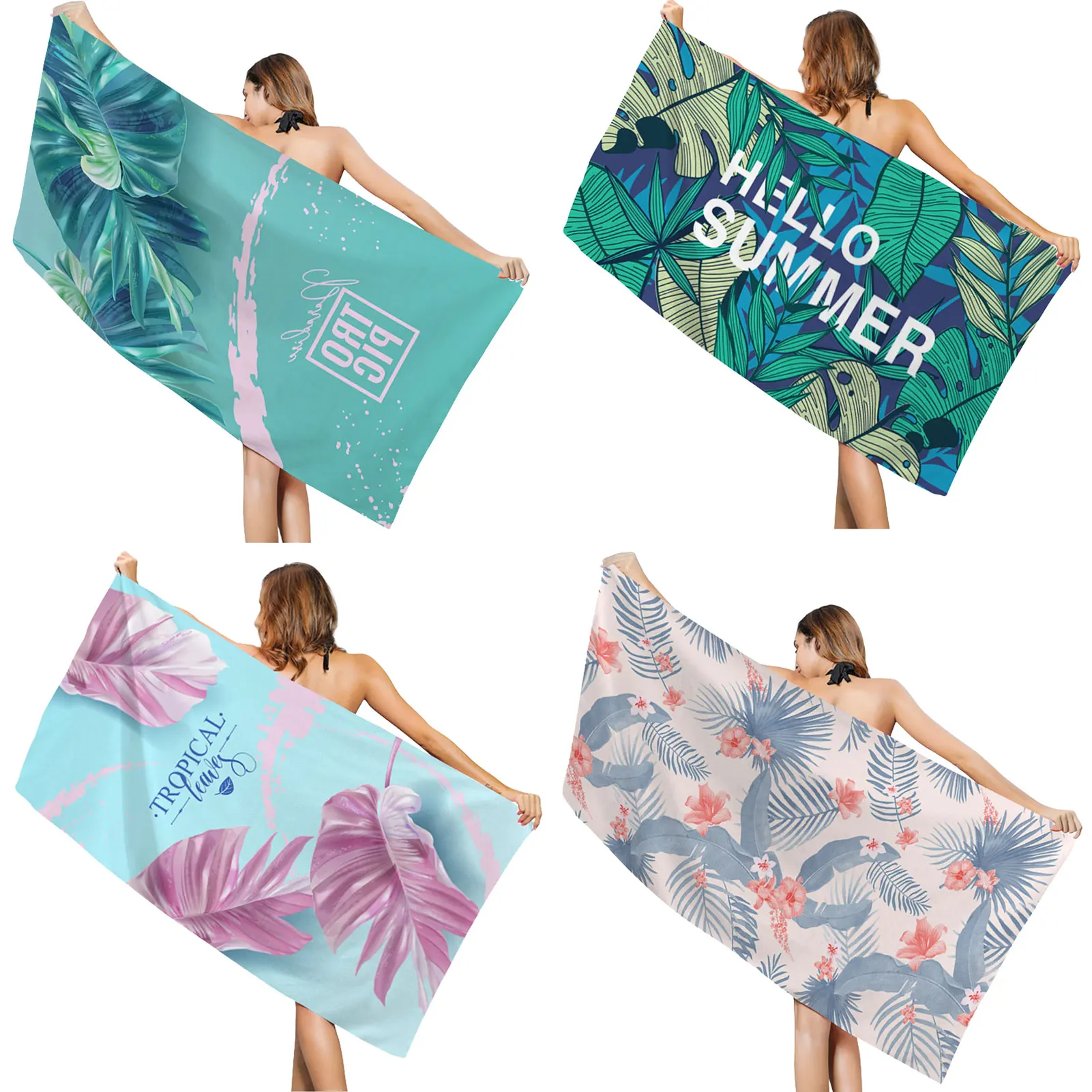 

1PC Quicky-dry Microfiber Bath Towels 80x160cm Beach Towel Large Sport Towels Super Absorbent Large Towels Camping Accessories