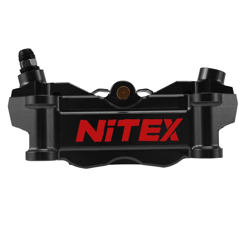 NITEX Brake Caliper For Hydraulic Disc Brake 4 Pistons 100MM CNC Aluminum Workmanship For Motorcycle