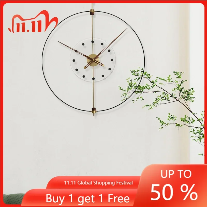 Настенные часы для гостиной роскошный интерьер эстетические настенные