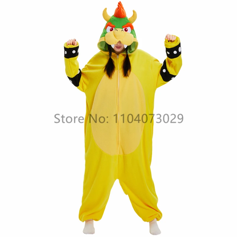 Фото Onesieshow пижамы кигуруми с животными, комбинезоны на Хэллоуин для взрослых, желтая пижама с героями мультфильмов, карнавальный костюм для вечеринки, женская домашняя одежда №2