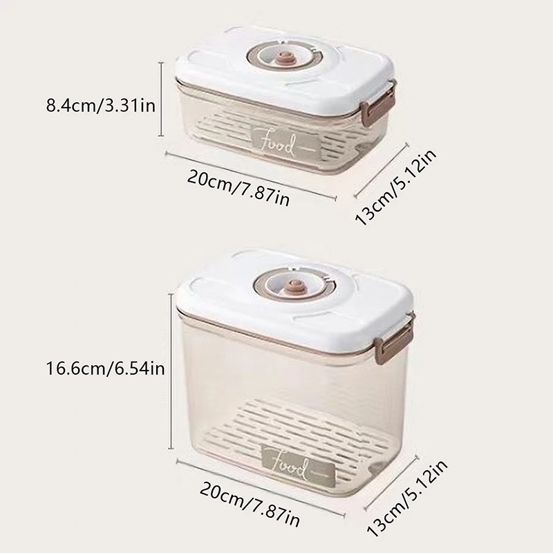 Кухонный вакуумный контейнер для хранения герметичный большой емкости