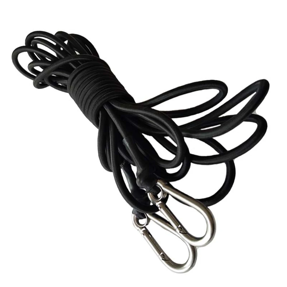 

Elastic Shock Cord Rope W/ Stainless Steel Hooks For Kayak Marine Boat Roof Racks Trailers Floor Sheets Tarpaulins Caravans 80cm