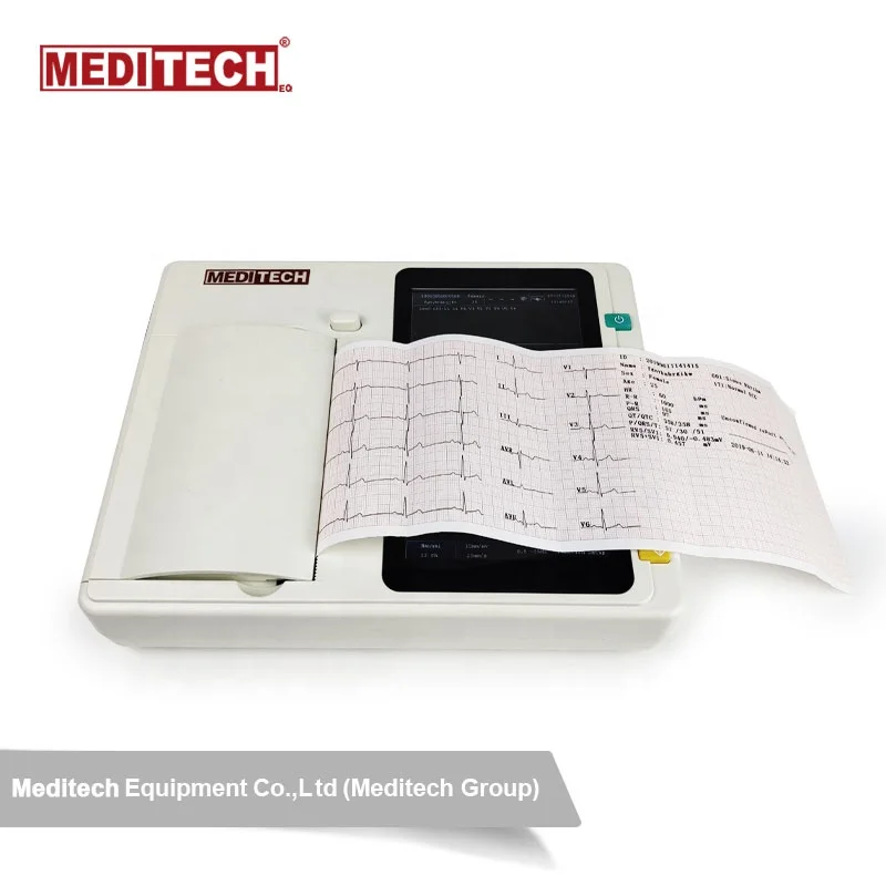 

ЭКГ-кардиограф с сертификатом CE, медицинская цифровая Высококачественная смарт-машина с шестью ЭКГ
