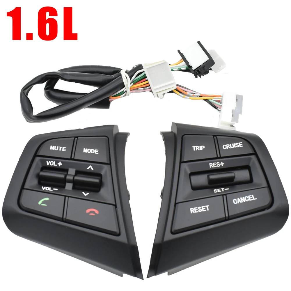 

Кнопки управления круиз-контролем на руль автомобиля для Hyundai ix25 (Creta) 2019 Л 2015-кнопки дистанционного управления громкостью с кабелями