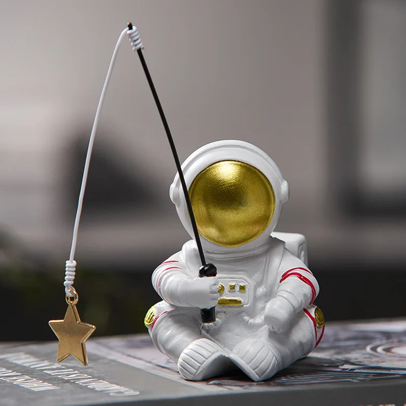 

Creative Star Fishing, Astronaut Home, Bedroom, Bedside Table, Ornaments, Astronaut Office Tabletop