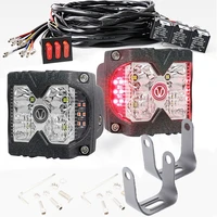 side shooter pods with wiring harness kit solid strobe side light perfect match wiring harness for off road heavy duty truck