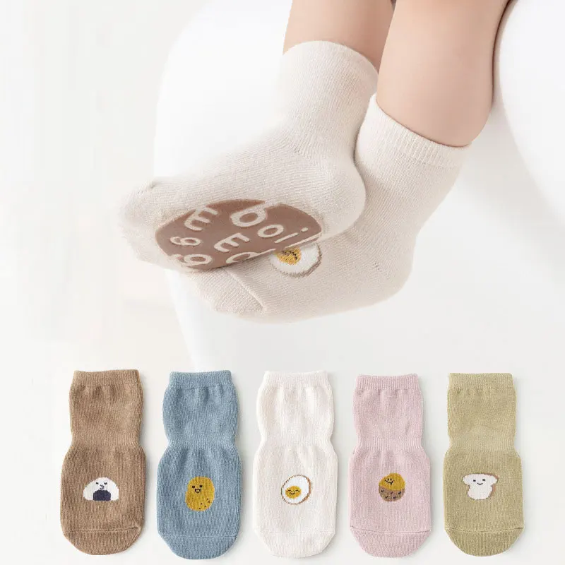 

Autumn and winter non-slip baby socks cool baby indoor toddler floor socks combed cotton children's socks baby socks