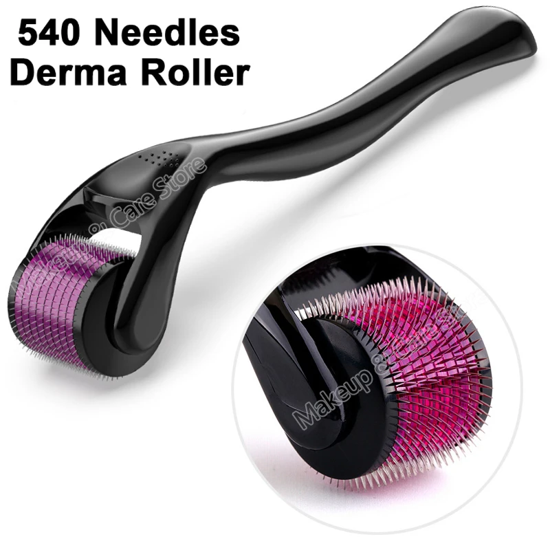 

Micro Needle 540 Roller Derma Roller Dermaroller Titanium Needles Skin Care Hair Regrowth Beard Growth Anti Hair Loss Treatment