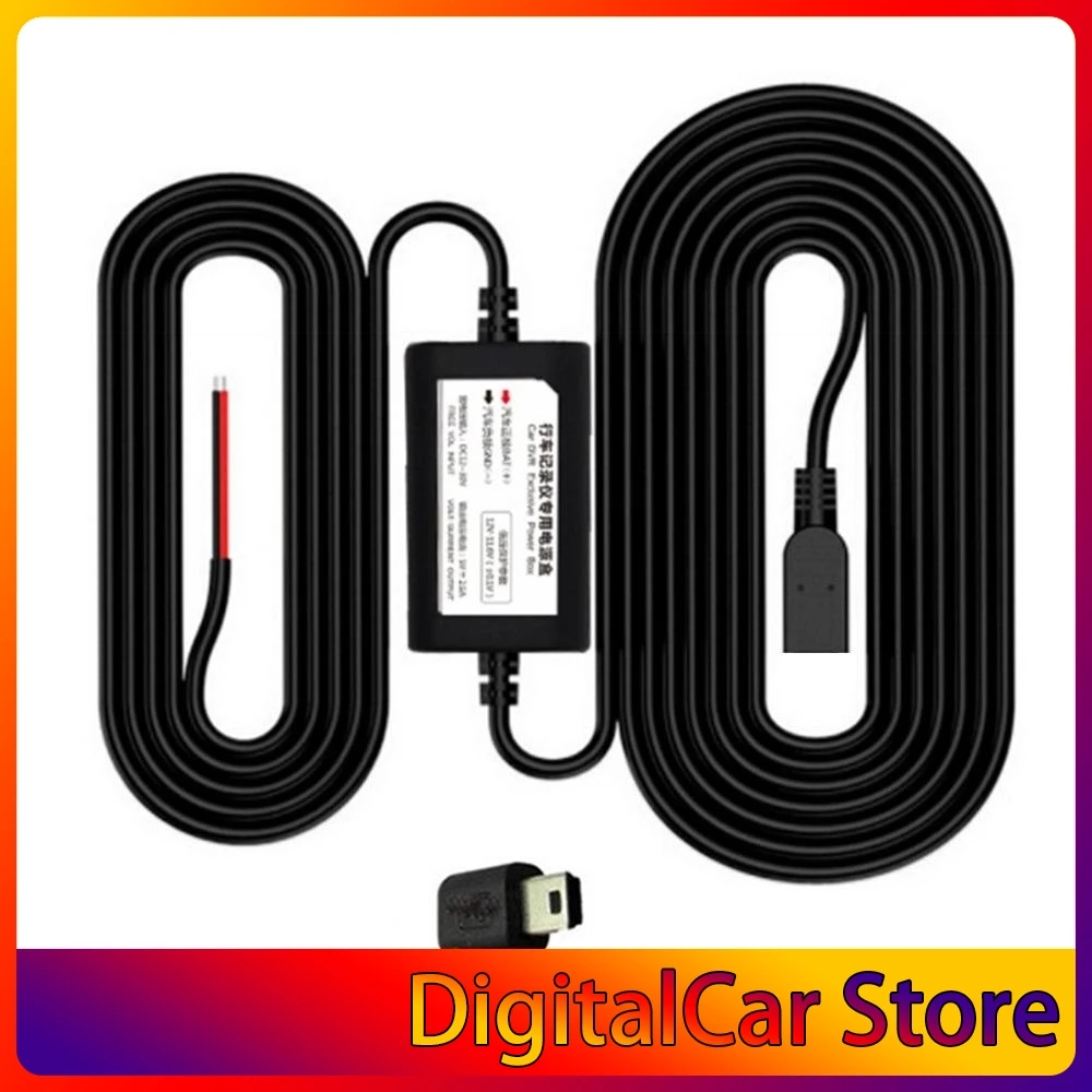 Universal Driving Recorder Car Powered USB Transformer Buck Line Parking Monitoring 12V To 5V 2.5A Step-down | Автомобили и