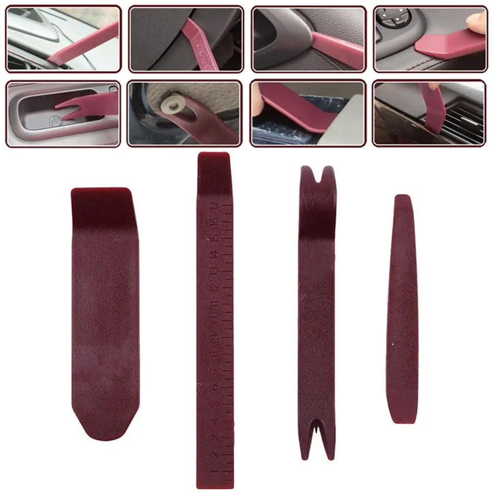 

4Pcs Useful Plastic Door Dash Radio Trim Panel Clip Car Removal Tool Kit Open Pry Speaker Disassemble