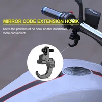 motorcycle accessories aluminum alloy motorcycle luggage helmet hook mount motorbike scooter holder bag hanger with screw