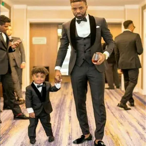 New Classic Men's Suit Smolking Noivo Terno Slim Fit Easculino Evening Suits Black Suit Formal Tuxedos Prom Groomsmen Groom Wear