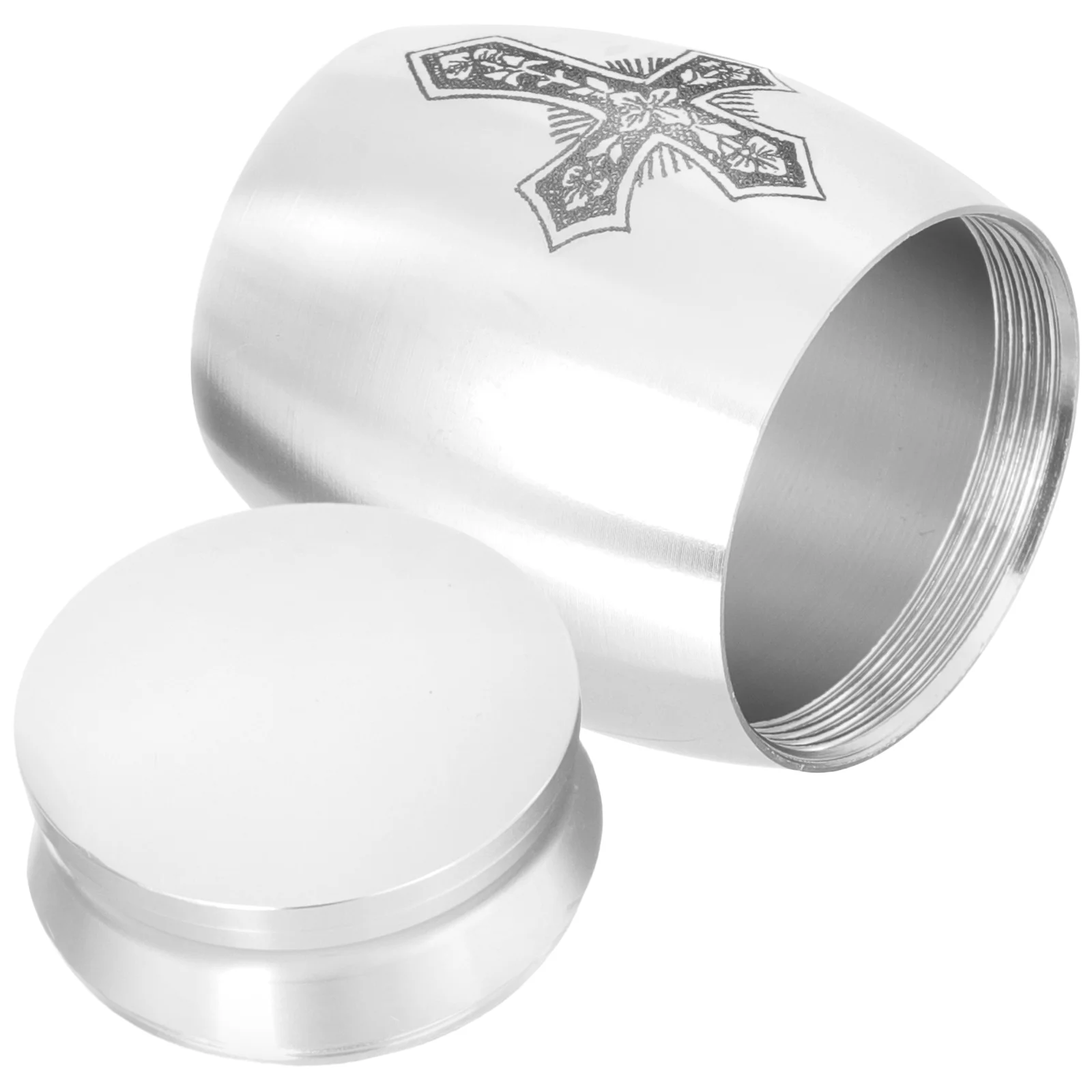 Урна с крестом Декор Пепел Уры Похорочные для сувениров Маленький металлический