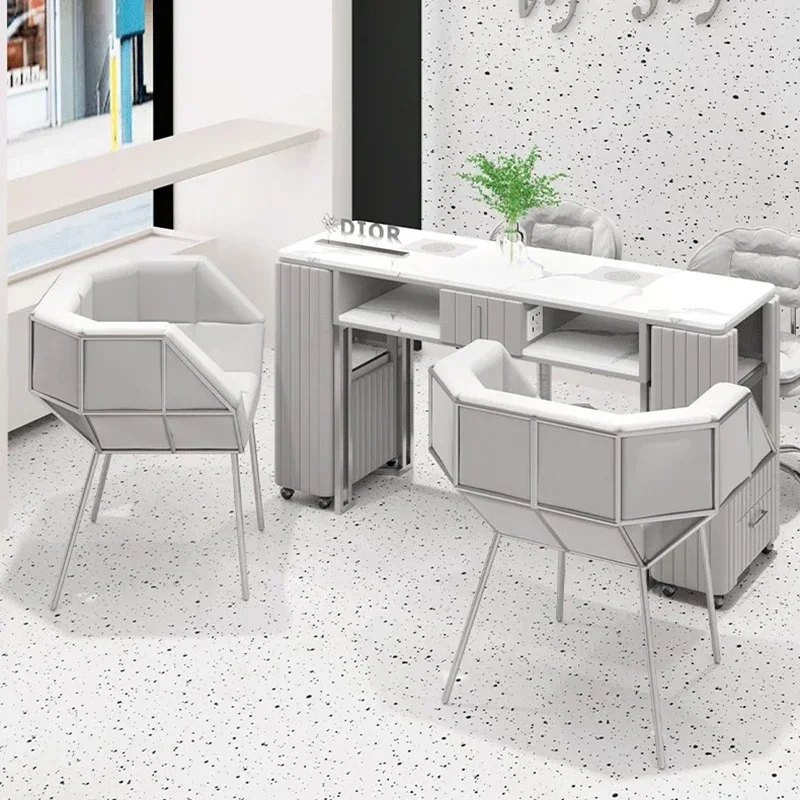 Мраморный японский стол для ногтей мебель салона салон красоты маникюр