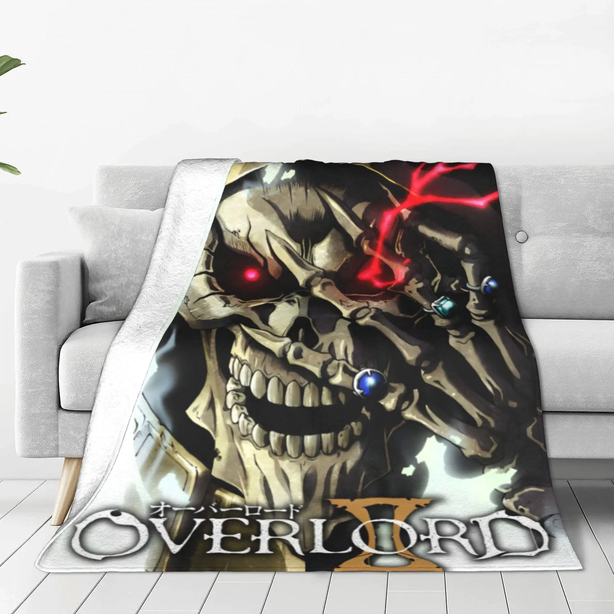 Overlord аниме Япония Манга вязаные одеяла флисовое платье Ainz Ooal легкие пледы для