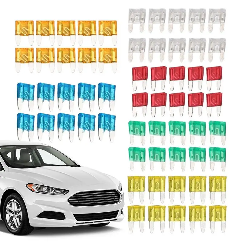 

Fuses Assortment Kit Fuse For Car With Numbers Engraved Fuse Box Low Profile Mini Fuse （5a/7.5a/10a/15a/20a ）for Rv Auto