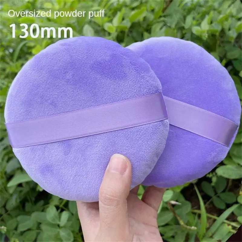 

Super Large Cosmetic Puffs Flocking Air Cushion Loose Powder Puff Plush Velvet Honey Powder Cake Special Sponge Makeup Tool New